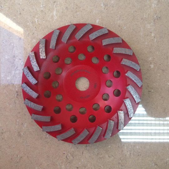 Diamond disk for concrete Surfaces